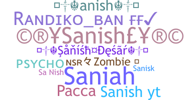 Přezdívka - Sanish