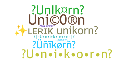 Přezdívka - UniKoRn