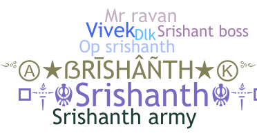 Přezdívka - Srishanth