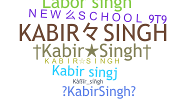 Přezdívka - KabirSingh