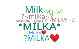 Přezdívka - Milka