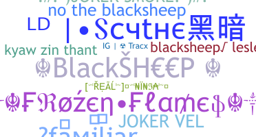 Přezdívka - blacksheep