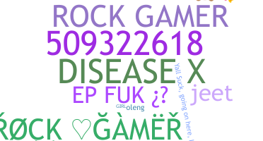 Přezdívka - Rockgamer