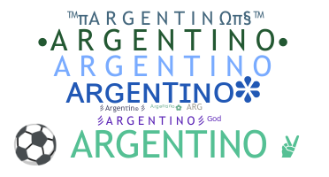Přezdívka - Argentino