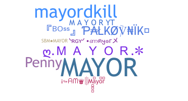 Přezdívka - Mayor