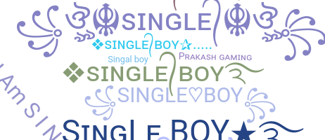 Přezdívka - singleboy