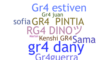 Přezdívka - GR4