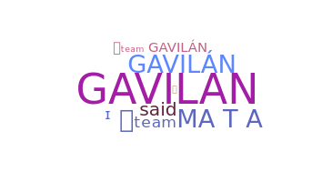 Přezdívka - Gavilan