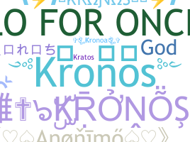 Přezdívka - Kronos