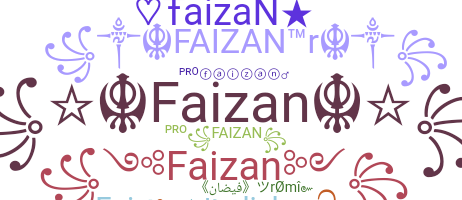 Přezdívka - Faizan
