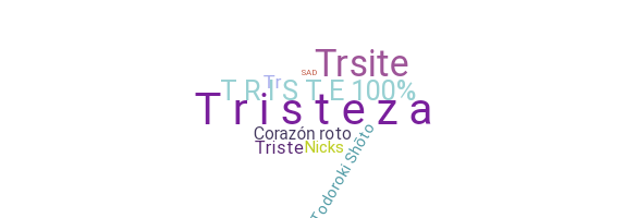 Přezdívka - Tristeza