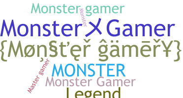 Přezdívka - monstergamer