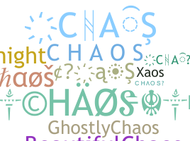 Přezdívka - Chaos