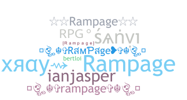Přezdívka - Rampage