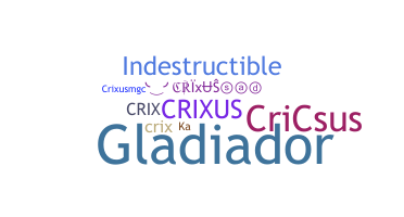 Přezdívka - Crixus