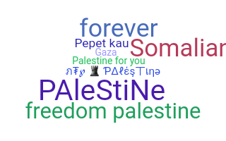 Přezdívka - Palestine