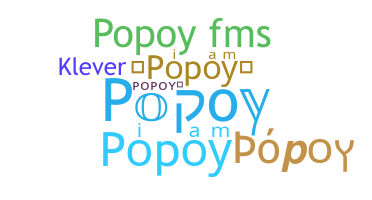Přezdívka - Popoy