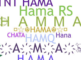 Přezdívka - Hama