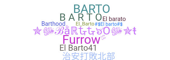 Přezdívka - Barto