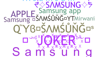 Přezdívka - Samsung