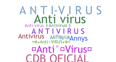 Přezdívka - antivirus