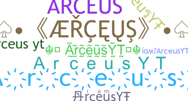 Přezdívka - ArceusYT