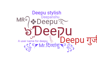 Přezdívka - Deepu
