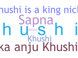Přezdívka - Khushil