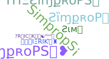 Přezdívka - SIMproPs