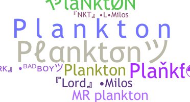 Přezdívka - plankton
