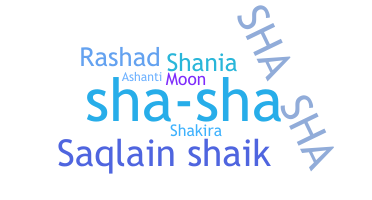 Přezdívka - Shasha