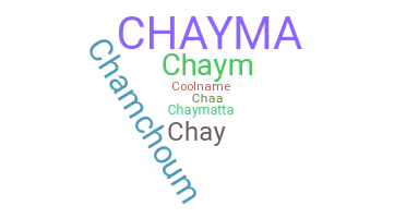 Přezdívka - Chayma