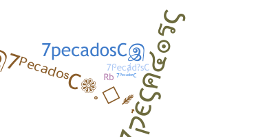 Přezdívka - 7PecadosC