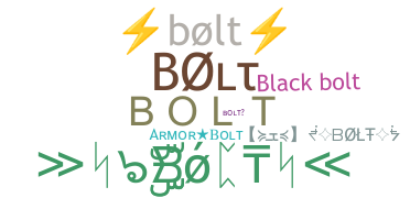 Přezdívka - Bolt
