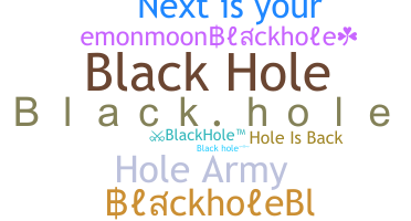 Přezdívka - Blackhole